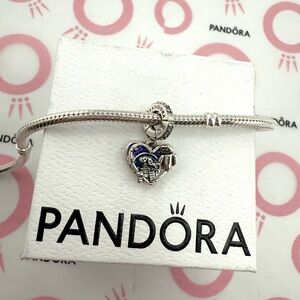 Disney Pixar Wall-E & Eve Dangle Charm for Pandora